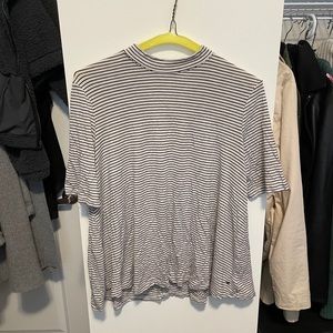 Striped tshirt with back cut out